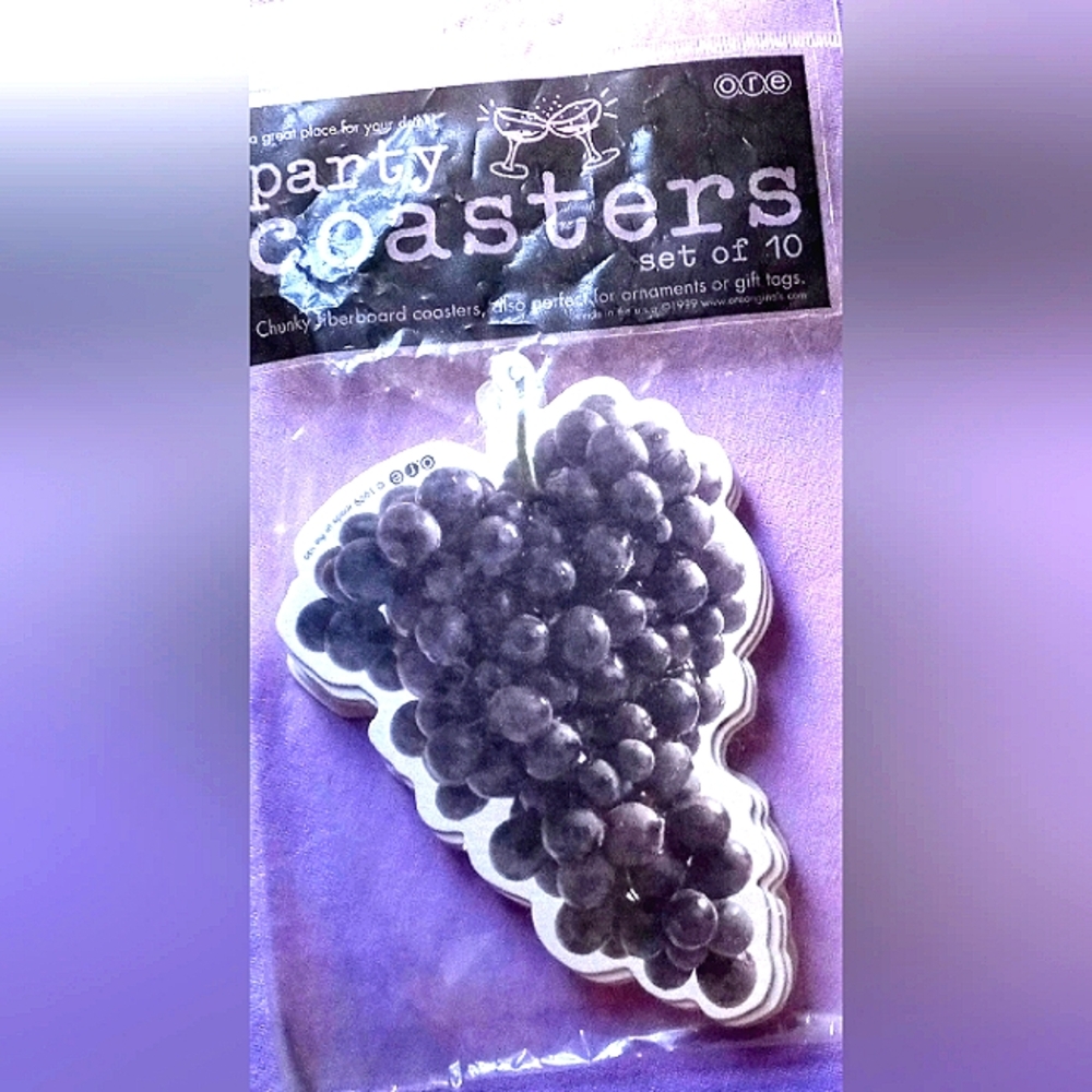Grape Party Coasters